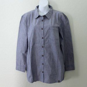 The North Face Stevie Button Down Tunic Shirt Size L